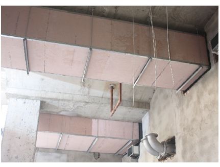 Air duct cladding system